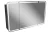 LANZET M9 LED Spiegelschrank 120 cm breit, Anthrazit Holzoptik