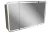 LANZET M9 LED Spiegelschrank 120 cm breit, Braun dunkel
