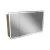 LANZET M9 LED Spiegelschrank 120 cm breit, Braun hell