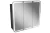 LANZET M9 LED Spiegelschrank 80 cm breit, Anthrazit Holzoptik