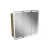 LANZET M9 LED Spiegelschrank 80 cm breit, Braun hell