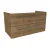 LANZET M9 Waschbeckenunterschrank 90 cm breit, Braun hell