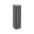 Lanzet CLASSICO Midischrank, Anthrazit/Grau-Metallic, rechts