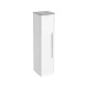 Lanzet CLASSICO Midischrank, Weiß/Grau-Metallic, links