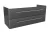Lanzet K8 Waschtischunterschrank 116 cm Anthrazit