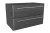 Lanzet K8 Waschtischunterschrank 76 cm Anthrazit