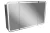 Lanzet M9 Spiegelschrank 120 cm mit umlaufender LED-Beleuchtung, Anthrazit