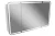 Lanzet M9 Spiegelschrank 120 cm mit umlaufender LED-Beleuchtung, Weiß