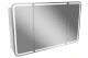 Lanzet M9 Spiegelschrank 120 cm mit umlaufender LED-Beleuchtung, Weiß