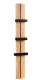 Lanzet Woodblock Wandpaneele 20×160 cm Hellbraun