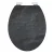 SCHÜTTE BLACK STONE WC-Sitz, MDF HG, mit Absenkautomatik