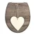 SCHÜTTE WOOD HEART WC-Sitz, Kunststoff, mit Absenkautomatik und Schnellverschluss