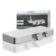 Schütte OCEAN Thermostat Duscharmatur, Chrom/Weiß, mit Ablage