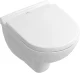 VILLEROY & BOCH O.NOVO Tiefspül-WC 36 cm breit, Weiß, spülrandlos