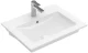 VILLEROY & BOCH VENTICELLO Waschbecken 60 cm breit, Weiß, mit Überlauf, CeramicPlus