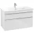 VILLEROY & BOCH VENTICELLO Waschbeckenunterschrank 95 cm breit, Weiß, Griff Chrom, 2 Schubladen
