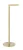 WENKO 2IN1 Toilettenpapierhalter, Gold, mit Bevorrater, stehend