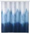 WENKO ALARA Duschvorhang 180 x 200 cm, Weiß/Blau