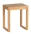 WENKO BAMBOO Badhocker, Braun, aus Bambus