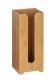 WENKO BAMBUSA Toilettenpapier Ersatzrollenhalter, Braun, aus Bambus, stehend