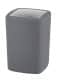 WENKO BARCELONA Kosmetikeimer 8,5 Liter, Grau, Spezialkunststoff, absolut bruchsicher