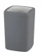 WENKO BARCELONA Kosmetikeimer 8,5 Liter, Grau, Spezialkunststoff, absolut bruchsicher