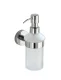WENKO BOSIO SHINE Seifenspender 200 ml, Edelstahl rostfrei