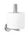 WENKO BOSIO Toilettenpapier-Ersatzrollenhalter, Silber matt, Edelstahl rostfrei