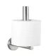 WENKO BOSIO Toilettenpapier-Ersatzrollenhalter, Silber matt, Edelstahl rostfrei