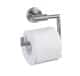 WENKO BOSIO Toilettenpapierhalter, Chrom matt, Edelstahl rostfrei