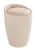 WENKO CANDY Badhocker,Beige, Leinenoptik, mit abnehmbarem Wäschesack