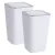 WENKO CANDY Kosmetikeimer 6 Liter, Weiß,  2er Set