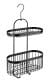 WENKO CLASSIC PLUS Duschablage, Schwarz, 2 Etagen