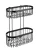 WENKO CLASSIC PLUS Duschablage, Schwarz, 2 Etagen