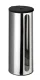 WENKO DETROIT Toilettenpapier Ersatzrollenhalter, Chrom glänzend, Edelstahl, Turbo-Loc®