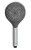 WENKO Duschkopf Ø 12 cm, Chrom/Grau, mit Wassersparsystem, 3 verschiedene Wasserstrahlarten