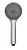 WENKO Duschkopf Ø 9,6 cm, Chrom, mit Wassersparsystem