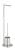 WENKO FERLA WC-Garnitur, Silber matt, mit Toilettenpapierhalter, stehend