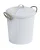WENKO GARA Kosmetikeimer 6 Liter, Weiß matt