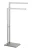 WENKO GRANIT Handtuchhalter, mit 2 Armen, stehend, Edelstahl rostfrei