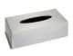 WENKO Kosmetiktücherbox, Silber, Edelstahl rostfrei