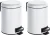 WENKO LEMAN Kosmetikeimer 3 Liter, 2er Set, Weiß