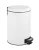 WENKO LEMAN Mülleimer 12 Liter, Weiß, Easy Close