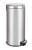 WENKO LEMAN Mülleimer 30 Liter, Silber, Easy Close, Edelstahl