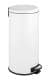 WENKO LEMAN Mülleimer 30 Liter, Weiß, Easy Close