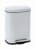WENKO LENO Kosmetikeimer 5 Liter, Weiß, Easy-Close, lackierter Stahl, Absenkautomatik