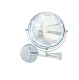 WENKO LUMI LED Kosmetikspiegel, 5-fach Vergrößerung, Befestigen ohne bohren, Power-Loc®