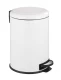 WENKO Leman Mülleimer 20 Liter, Weiß, Easy Close