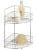 WENKO MILANO Dusch Eckablage, Chrom, mit 2 Etagen