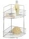 WENKO MILANO Dusch Eckablage, Chrom, mit 2 Etagen